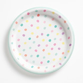 Easter Blessings 6.75" Polka Dot Paper Plates